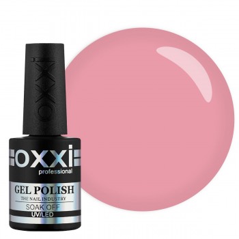 Гель-лак Oxxi №010 (блідий рожево-кораловий, емаль), 10 мл