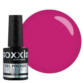 Гель-лак Oxxi №017 (розово-пурпурный, эмаль), 10 мл