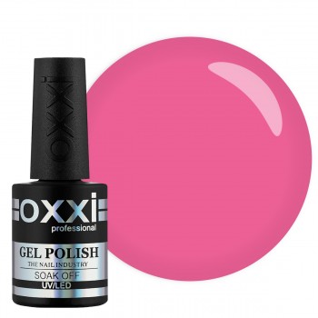 Гель-лак Oxxi №018 (розовый с микроблеском), 10 мл