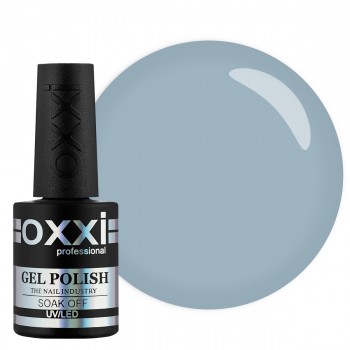 Гель-лак Oxxi №036 (голубо-серый, эмаль), 10 мл