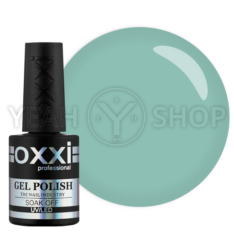 Гель-лак Oxxi №039 (приглушенный серо-голубой, эмаль), 10 мл купить по лучшей цене в Украине