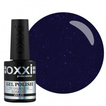 Гель-лак Oxxi №053 (темный фиолетовый с голубым микроблеском), 10 мл