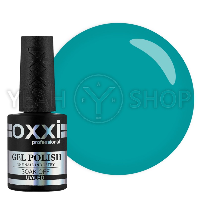 Гель-лак Oxxi №057 (бирюзовый, эмаль), 10 мл купить по лучшей цене в Украине
