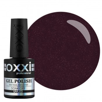 Гель-лак Oxxi №078 (темный коричневый, микроблеск), 10 мл