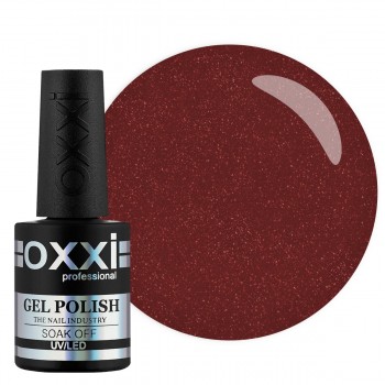 Гель-лак Oxxi №082 (бордовый с микроблеском), 10 мл