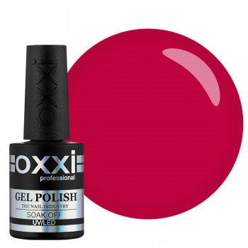 Гель-лак Oxxi №088 (темный красно-малиновый, эмаль), 10 мл