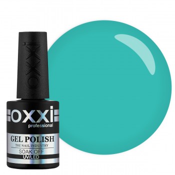 Гель-лак Oxxi №105 (светлый бирюзовый, эмаль), 10 мл