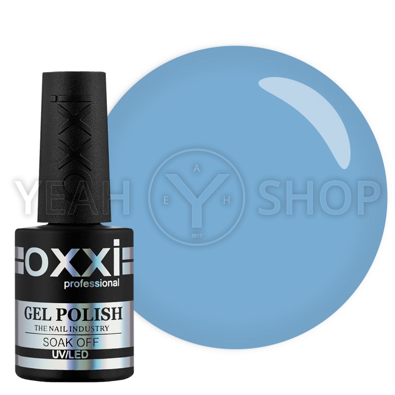 Гель-лак Oxxi №106 (голубой, эмаль), 10 мл купить по лучшей цене в Украине