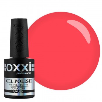 Гель-лак Oxxi №113 (яркий красный-розовый, неоновый), 10 мл
