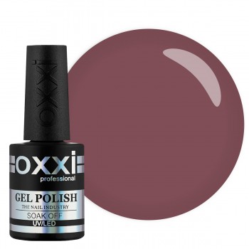 Гель-лак Oxxi №120 (красно-бежевый, эмаль), 10 мл