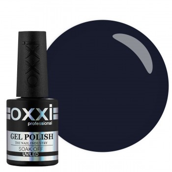 Гель-лак Oxxi №121 (темный серо-синий с еле заметным микроблеском), 10 мл