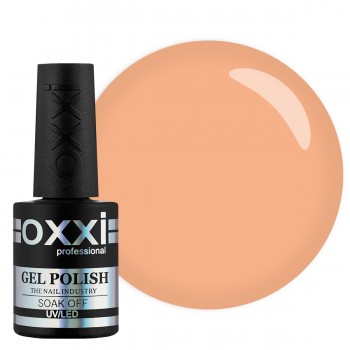Гель-лак Oxxi №123 (персиковый, эмаль), 10 мл