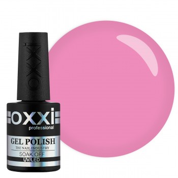 Гель-лак Oxxi №130 (нежный розовый с микроблеском), 10 мл