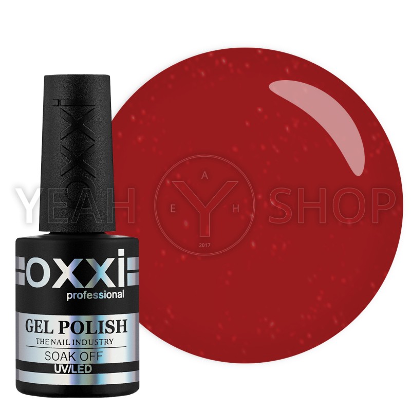 Гель-лак Oxxi №139 (кроваво-красный с еле микроблеском), 10 мл купить по лучшей цене в Украине