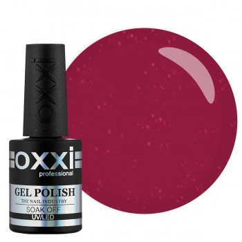 Гель-лак Oxxi №140 (темный розовый с еле заметным микроблеском), 10 мл