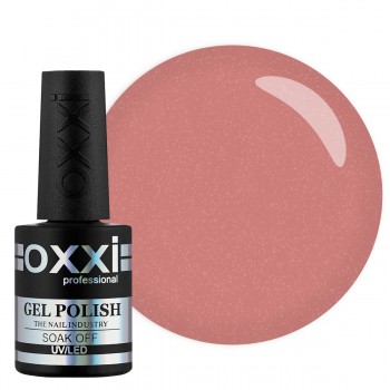 Гель-лак Oxxi №151 (нежный розово-персиковый с микроблеском), 10 мл