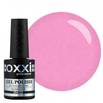 Гель-лак Oxxi №157  (яркий нежно-розовый с микроблеском), 10 мл