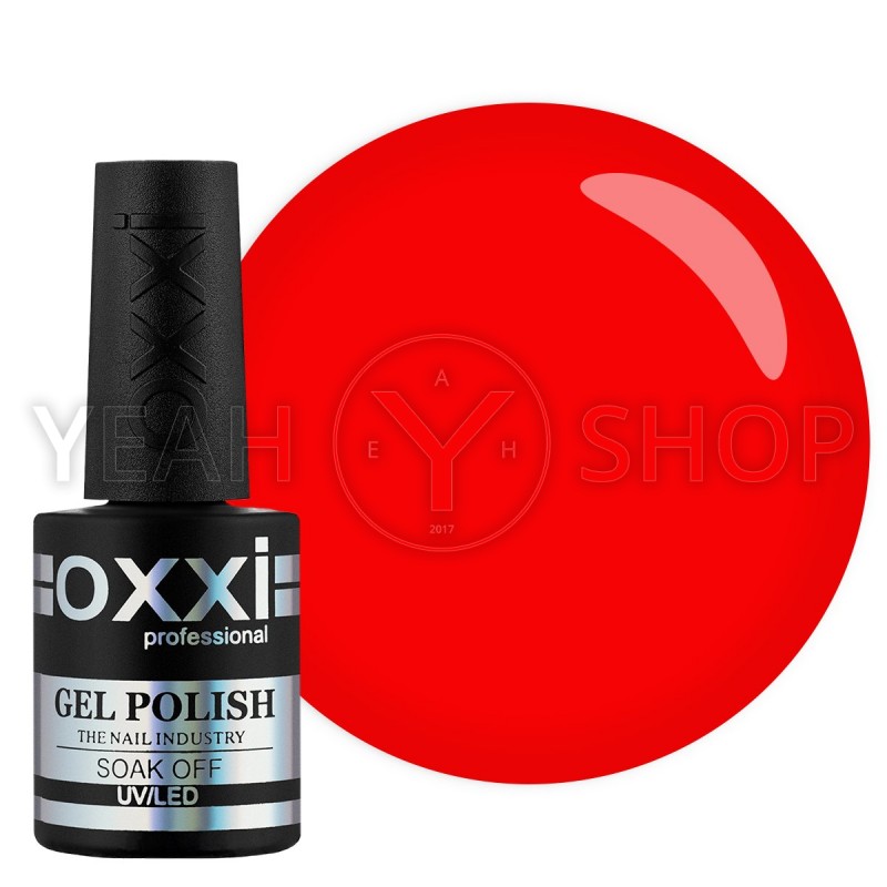 Гель-лак Oxxi №164 (яркий красно-оранжевый, неоновый), 10 мл купить по лучшей цене в Украине