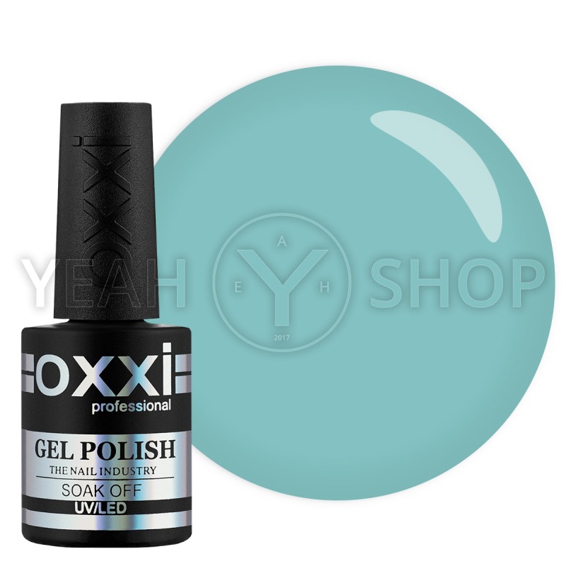 Гель-лак Oxxi №166 (светлый бирюзовый, эмаль), 10 мл купить по лучшей цене в Украине