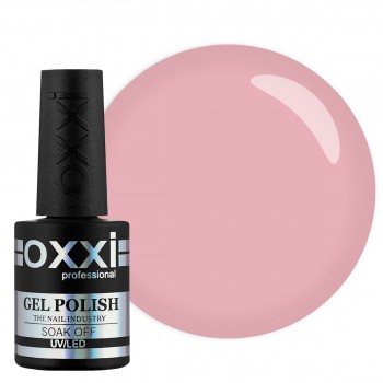 Гель-лак Oxxi №182 (нежный персиково-розовый, с еле заметным микроблеском), 10 мл