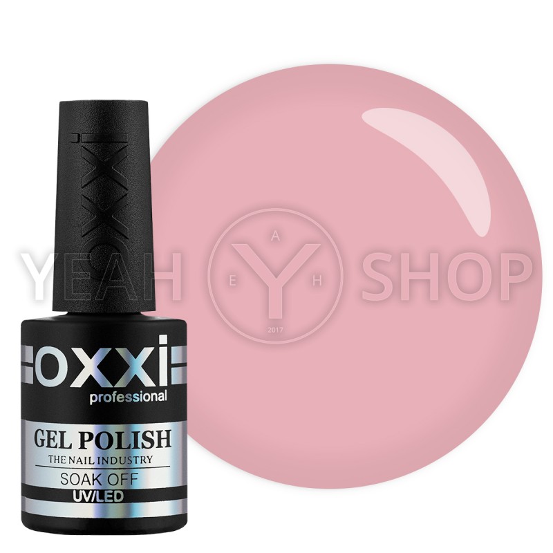 Гель-лак Oxxi №182 (нежный персиково-розовый, с еле заметным микроблеском), 10 мл купить по лучшей цене в Украине