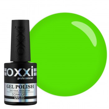 Гель-лак Oxxi №285 (Ярко-салатовый неоновый), 10 мл