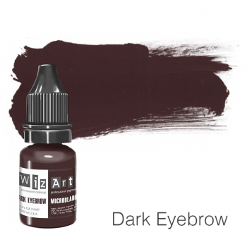 Пігмент для мікроблейдінга WizArt Microblading Dark Eyebrow 10 мл: купити за кращою ціною в Україні