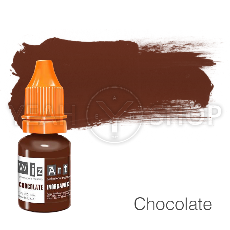 Пігмент для татуажу WizArt Inorganic Chocolate 10 мл: купити за кращою ціною в Україні