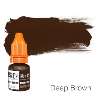Пігмент для татуажу WizArt Inorganic Deep Brown 5 мл: купити за кращою ціною в Україні
