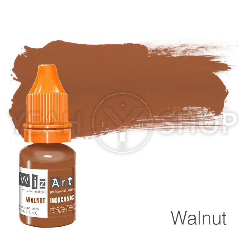 Пігмент для татуажу WizArt Inorganic Walnut 10 мл: купити за кращою ціною в Україні