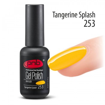 Гель-лак PNB Neon Bomb Collection №253 Tangerine Splash, 8 мл