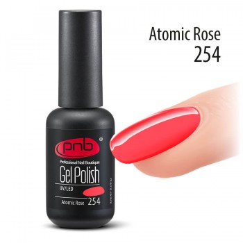 Гель-лак PNB Neon Bomb Collection №254 Atomic Rose, 8 мл