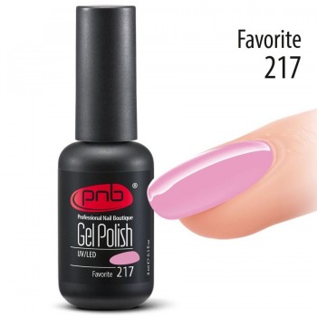 Гель-лак PNB №217 Favorite, 8 мл