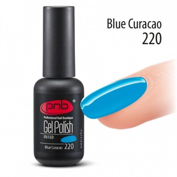 Гель-лак PNB №220 Blue Curacao, 8 мл