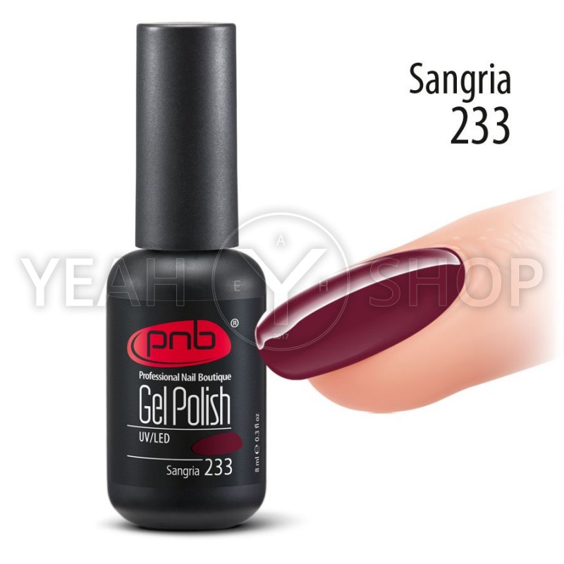 Гель-лак PNB №233 Sangria, 8 мл купить по лучшей цене в Украине