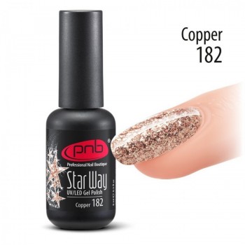 Гель-лак PNB Star Way №182 Copper, 8 мл