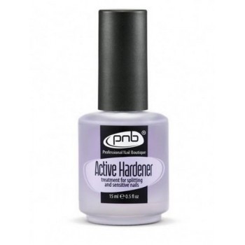 Средство для укрепления ломких и слоящихся ногтей PNB Active Hardener, 15 мл
