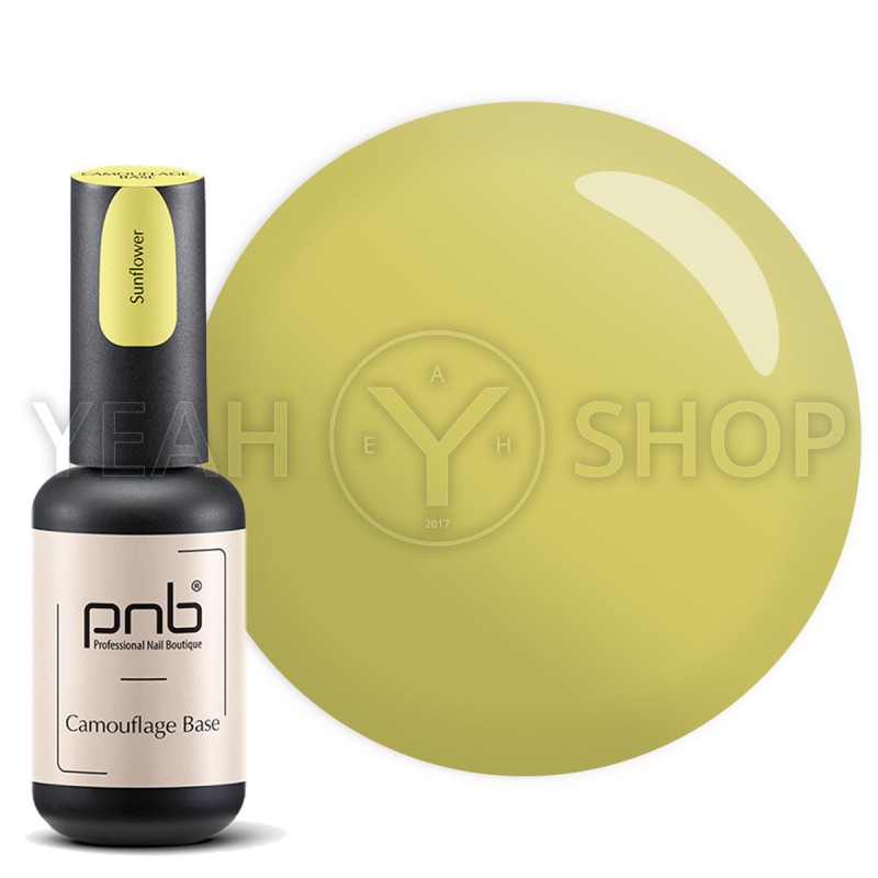 Камуфлирующая база для гель-лаку PNB Camouflage Base Sunflower, 8 мл: купити за кращою ціною в Україні