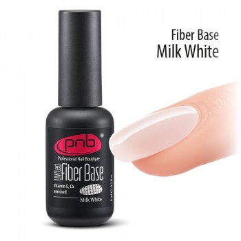 База с нейлоновым покрытием PNB Fiber Base White Milk (Молочно-белая)