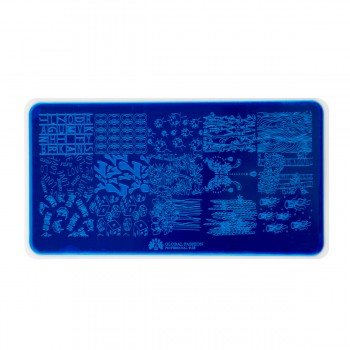 Пластина для стемпінгу Global Fashion 035: купити за кращою ціною в Україні