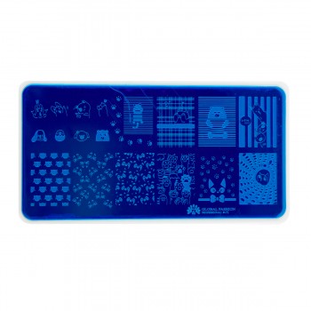 Пластина для стемпінгу Global Fashion 071: купити за кращою ціною в Україні