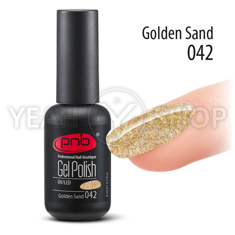 Гель-лак PNB №042 Gold Sand, 8 мл: купити за кращою ціною в Україні