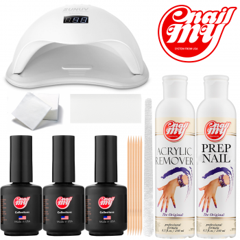 Стартовий набір гель-лаків My Nail з UV / LED лампою SUN 5 на 48 Вт: купити за кращою ціною в Україні