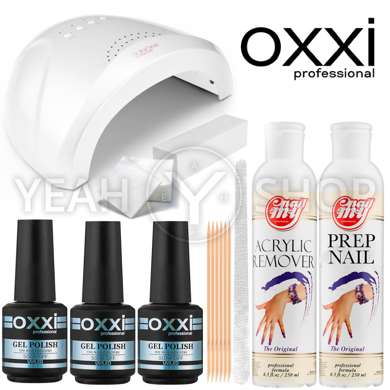 Стартовий набір гель-лаків Oxxi з UV / LED лампою SUN One на 48 Вт: купити за кращою ціною в Україні