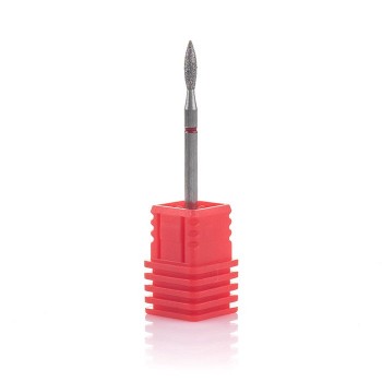 Насадка для фрезера алмазна "Полум'я" - 243 023-R Червона