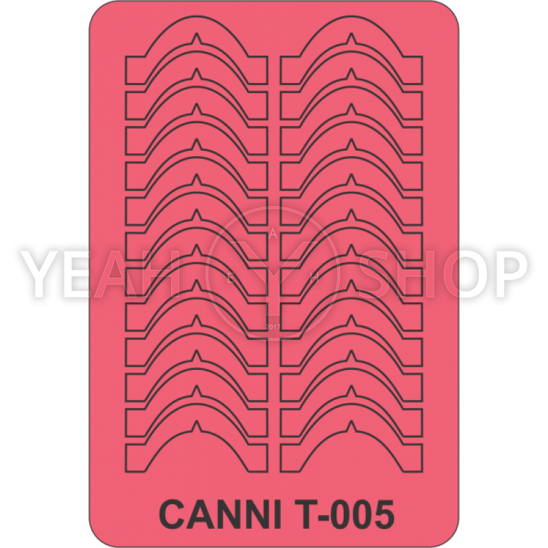 Виниловый трафарет Canni T-005 купить по лучшей цене в Украине