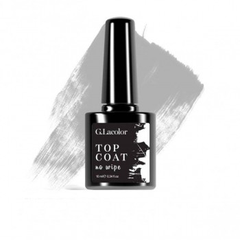 Закріплювач гель-лаку 10 мл G. Lacolor No Wipe Top Coat 10 мл