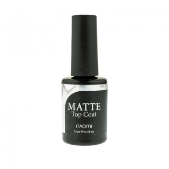 Закрепитель гель-лака 12 мл Naomi Gel MATTE Top Сoat