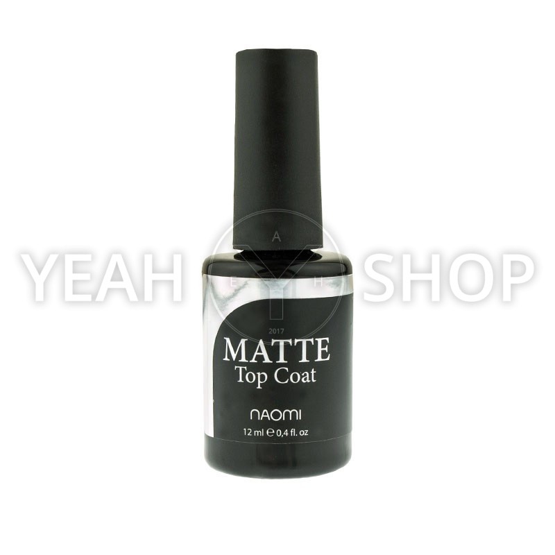 Закріплювач гель-лаку 12 мл Naomi Gel MATTE Top Сoat: купити за кращою ціною в Україні