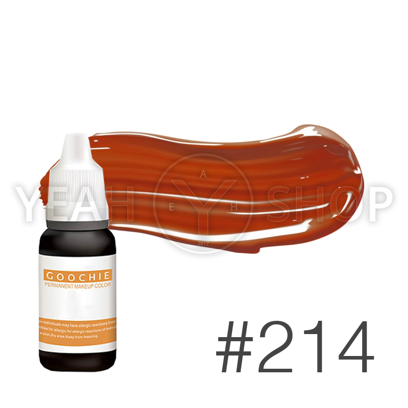 Пигмент для татуажа Goochie 214 Orange Coffee 15 мл купить по лучшей цене в Украине
